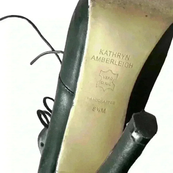 kathryn Amberleigh ankle boots size 8.5 in black - Picture 4 of 4